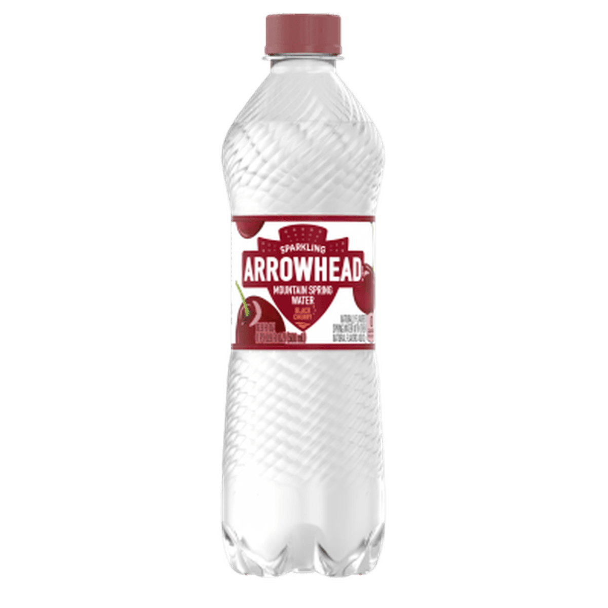 Black Cherry Sparkling Water 16.9 fl oz ( 500 mL ) Bottle, Single