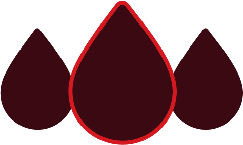 Arrowhead water droplets - big