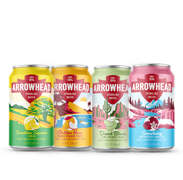 arrowhead water sparkling products